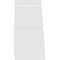 Ekena Millwork Richland Architectural Grade PVC Gable Bracket, 60"W x 12 1/2"H x 6"D x 6"F, 5/12 Pitch GBP060X13X0606RIC00 - alternate 2